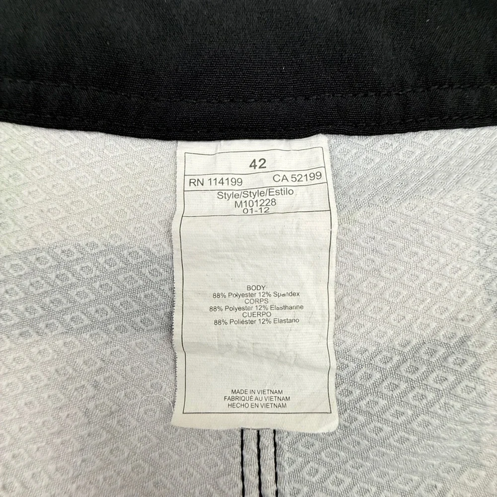 Quiksilver Board Shorts Mens 42 Green Graphic Print Logo Side Pocket Stretch‎